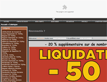 Tablet Screenshot of maisondelor.fr
